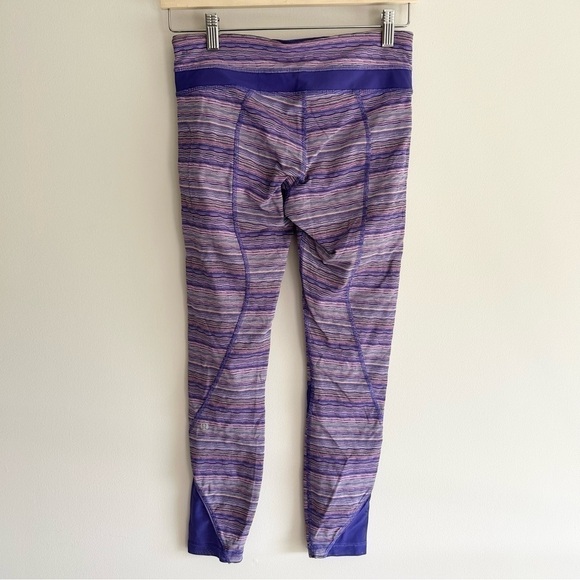 Lululemon Inspire Tight II (Mesh) Space Dye Twist Iris Flower Pink Shell / Iris - Picture 9 of 11